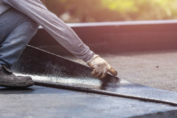 Professional Basement Waterproofing technician working in Defiance, OH